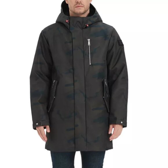 NWT Outdoor United Parka Small Camo Hercules Storm Waterproof Waxed Coating - Picture 1 of 16